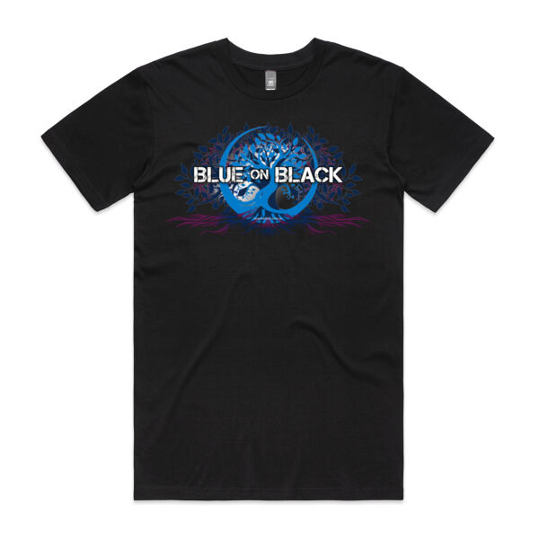 Blue On Black Tree of Life logo w Band name Thumbnail